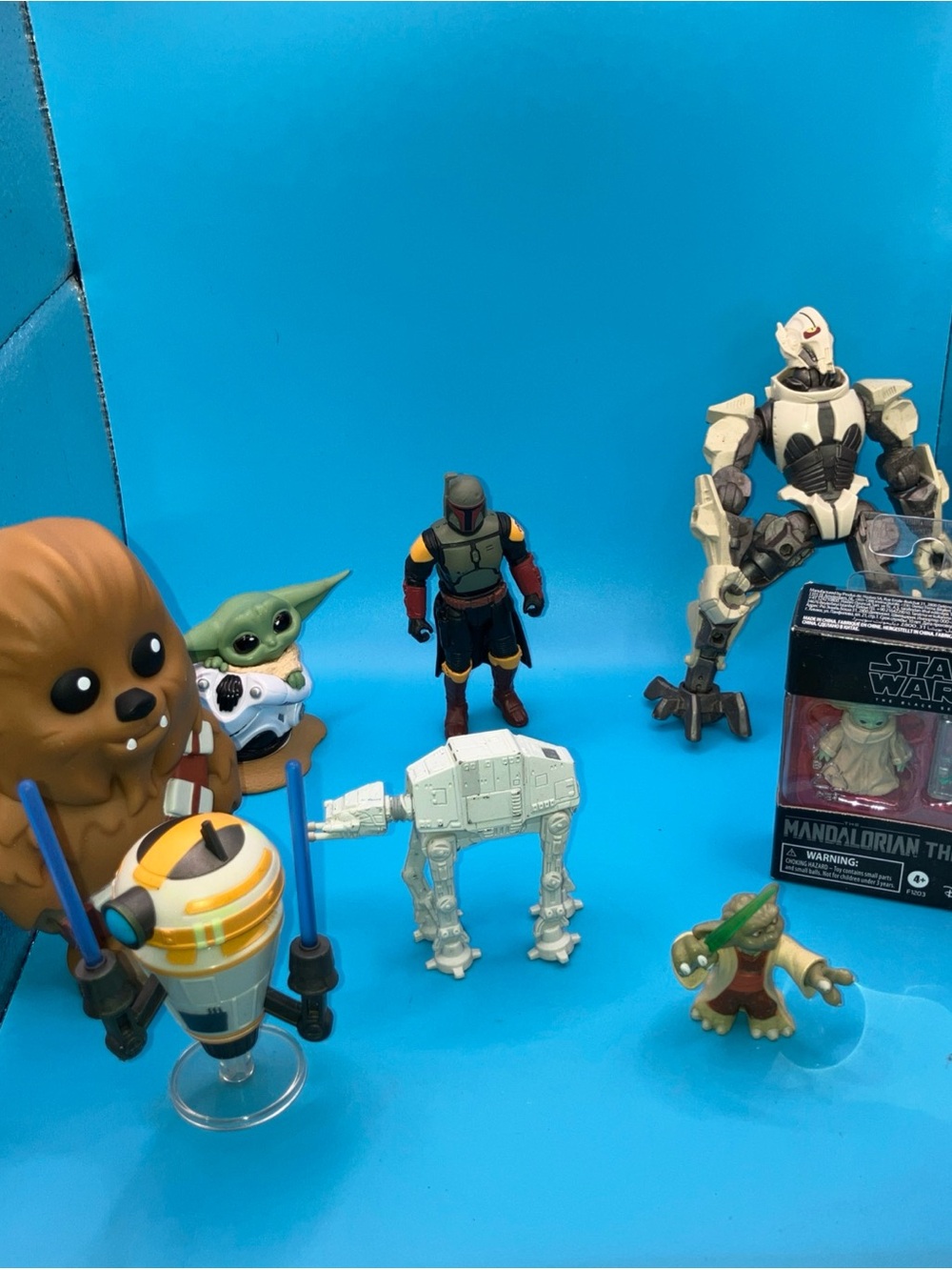 Hasbro Star Wars Figure Set - Blue, White, Green Accents